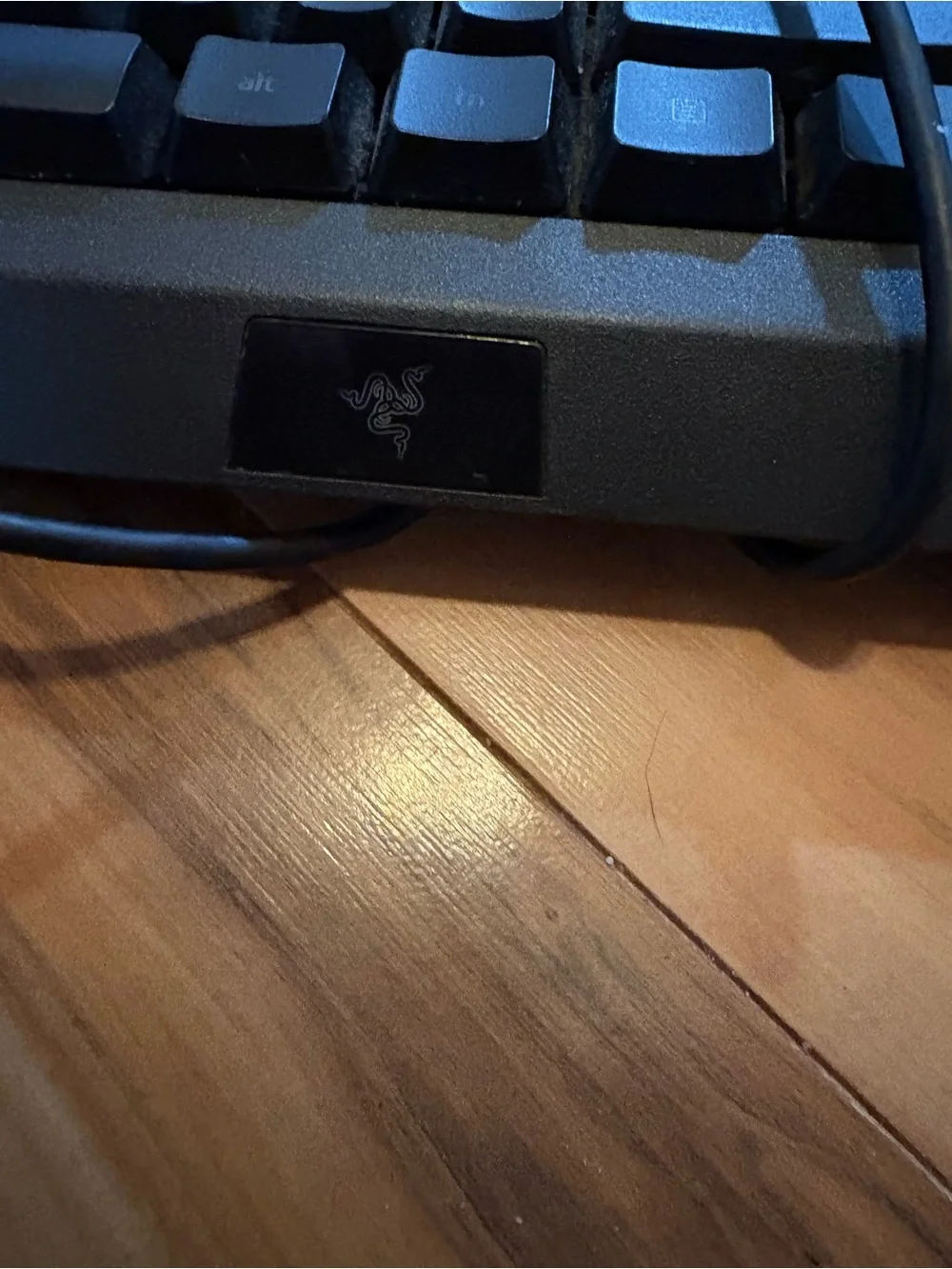 Razer Black Wired Gaming Keyboard with Logo Badge